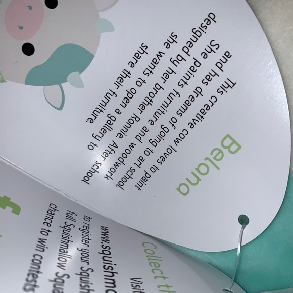 ‼️Last One‼️ 🐮 Belana 16” Cow Squishmallow 🐮 - Picture 4 of 4